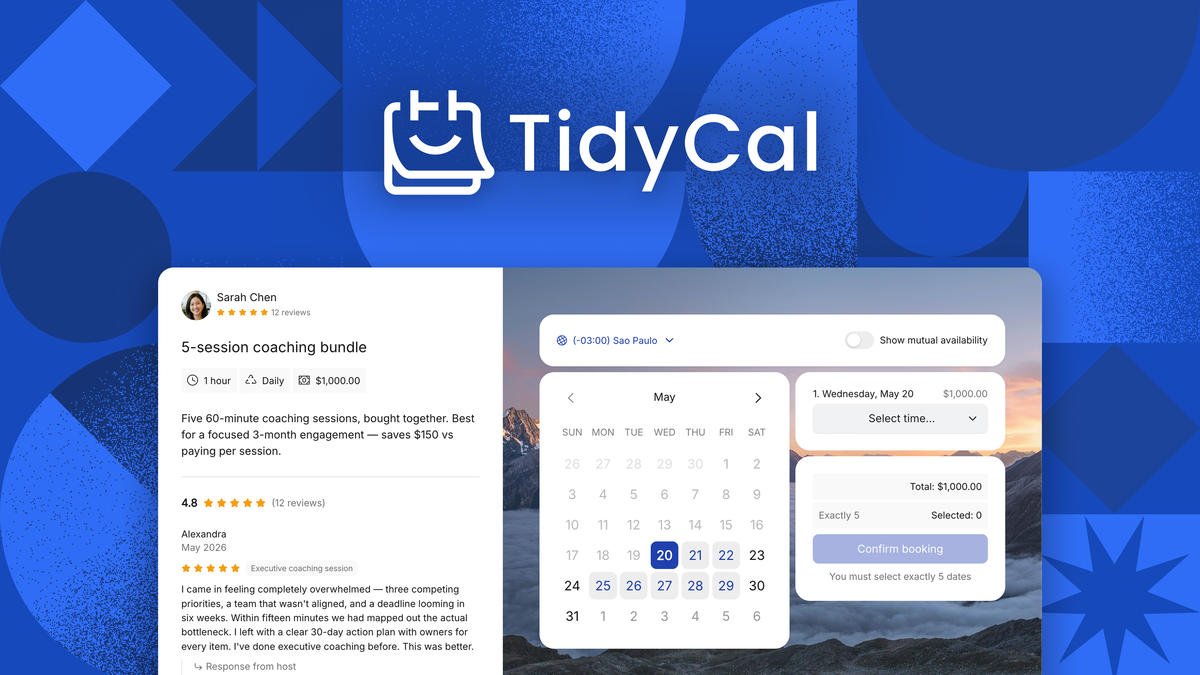 TidyCal review